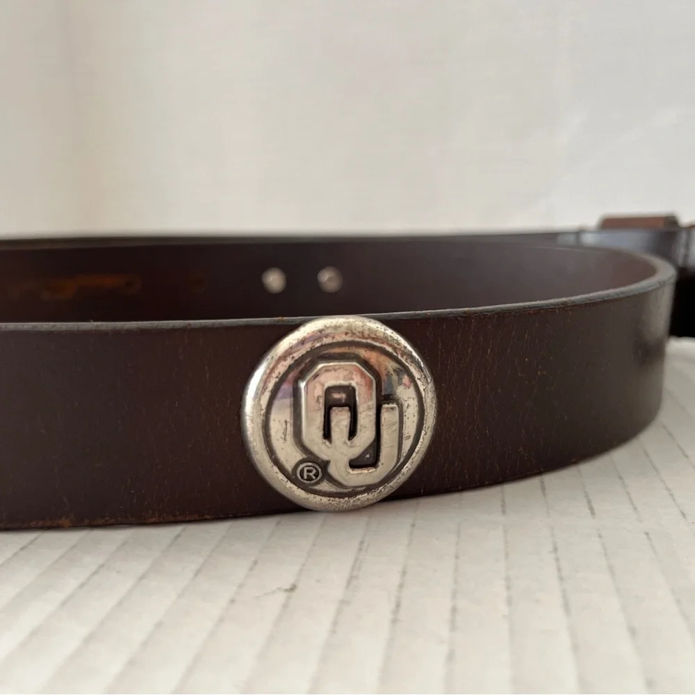 OU leather belt‎